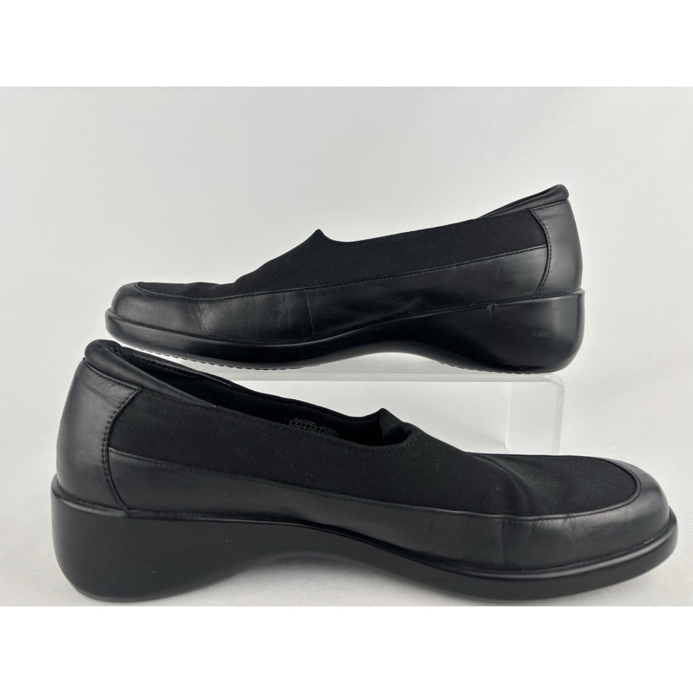Keds Black Loafers Comfort Dress Shoes Slip On Soft Fabric Stretch‎ Womens 7.5